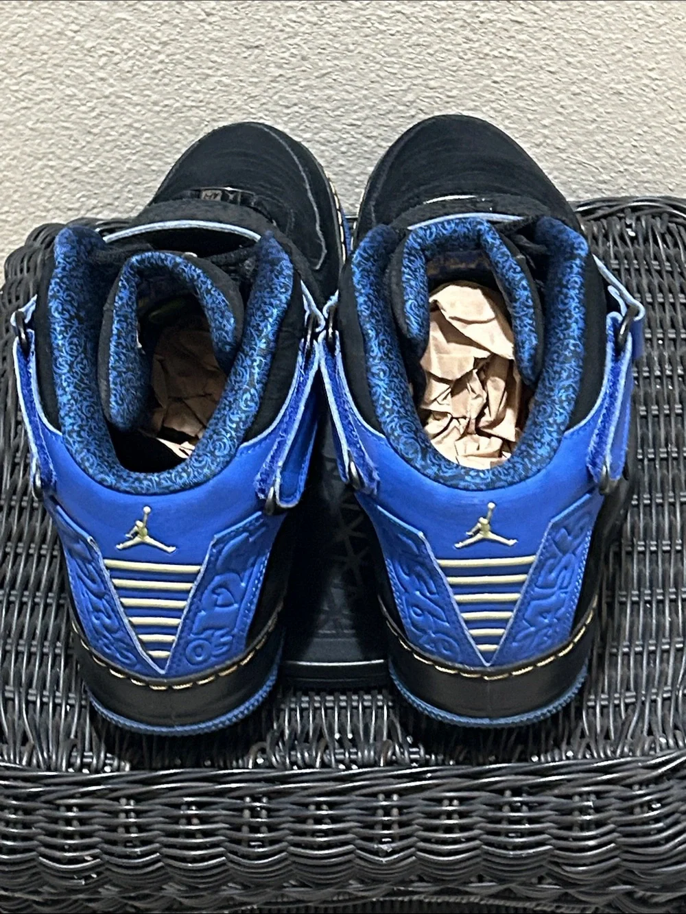 Size 11.5 Air Jordan Fusion 20 Black University Blue 331823-071